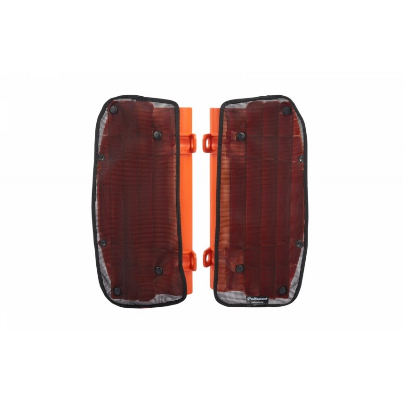 POLISPORT SIATKA OCHRONNA CHŁODNICY KTM SX/SXF/XC/XCF 07-15, EXC/EXCF 07-16, HUSQVARNA 07-16 KOLOR CZARNY
