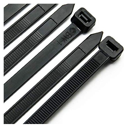 POLISPORT OPASKI ZACISKOWE (TRYTYTKI) 12 SZTUK KOLOR CZARNY