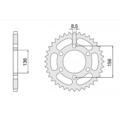 CHT ZĘBATKA TYLNA 830 46 HUSQVARNATE 610 (817-46)