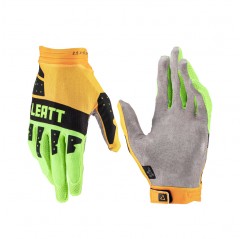 LEATT (NOWOŚĆ 2023) RĘKAWICE MOTO 2.5 X-FLOW GLOVE CITRUS KOLOR POMARAŃCZOWY/ŻÓŁTY FLUO/CZARNY ROZMIAR M