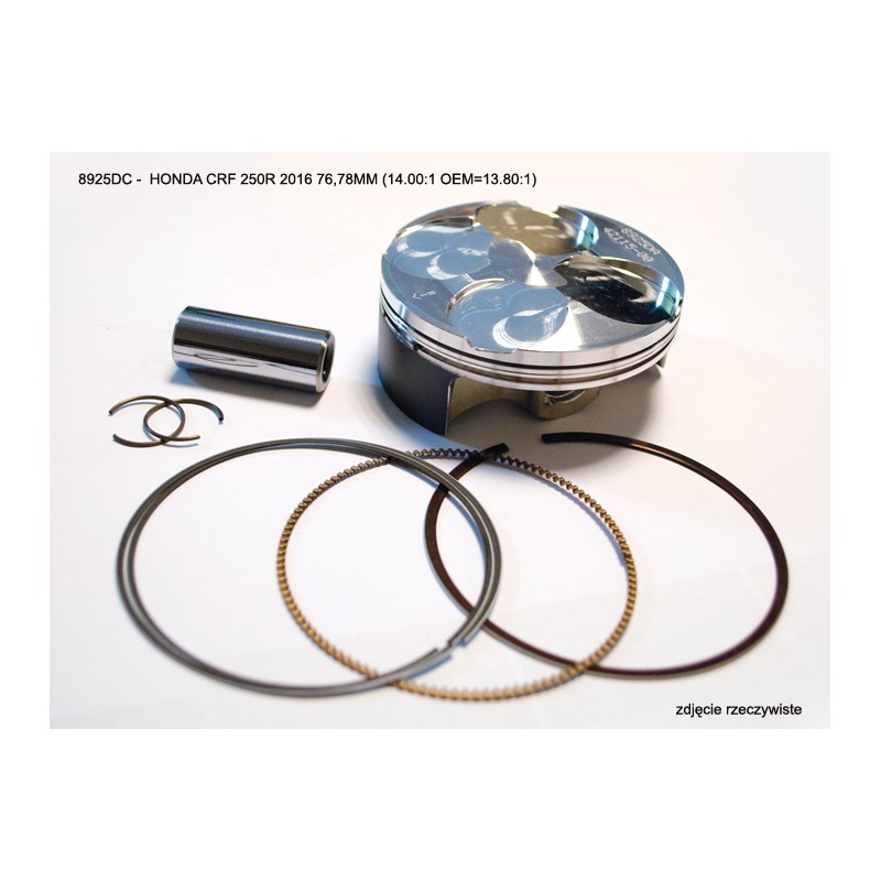 WOSSNER TŁOK HONDA CRF 250R '16-'17 (76,78MM) (14.00:1 OEM 13.80:1)