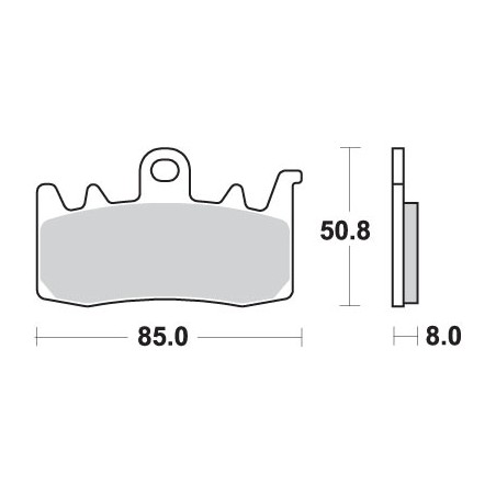 SBS PROMOCJA KLOCKI HAMULCOWE KH630 RACING DUAL CARBON FRONT PASUJE DO: APRILIA, BMW, DUCATI PRZÓD