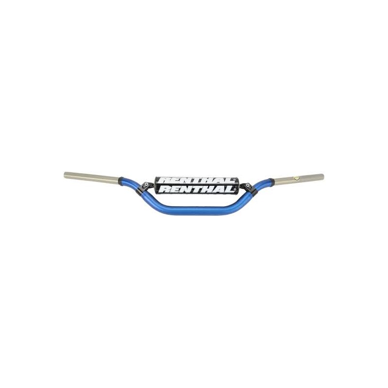 RENTHAL KIEROWNICA 1,1/8 CALA (28,6MM) MX TWINWALL 921 HANDLEBAR BLUE YAMAHA YZ/YZF +06 PADDED KOLOR NIEBIESKI Z GABKĄ