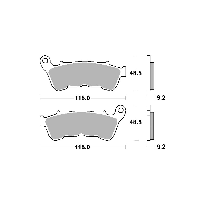 SBS WYPRZEDAŻ KLOCKI HAMULCOWE KH640 STREET CARBON TECH KOLOR CZARNY PASUJE DO: H-D 883 SUPER LOW/IRON/ROADSTER/1200 CUSTOM/ T S