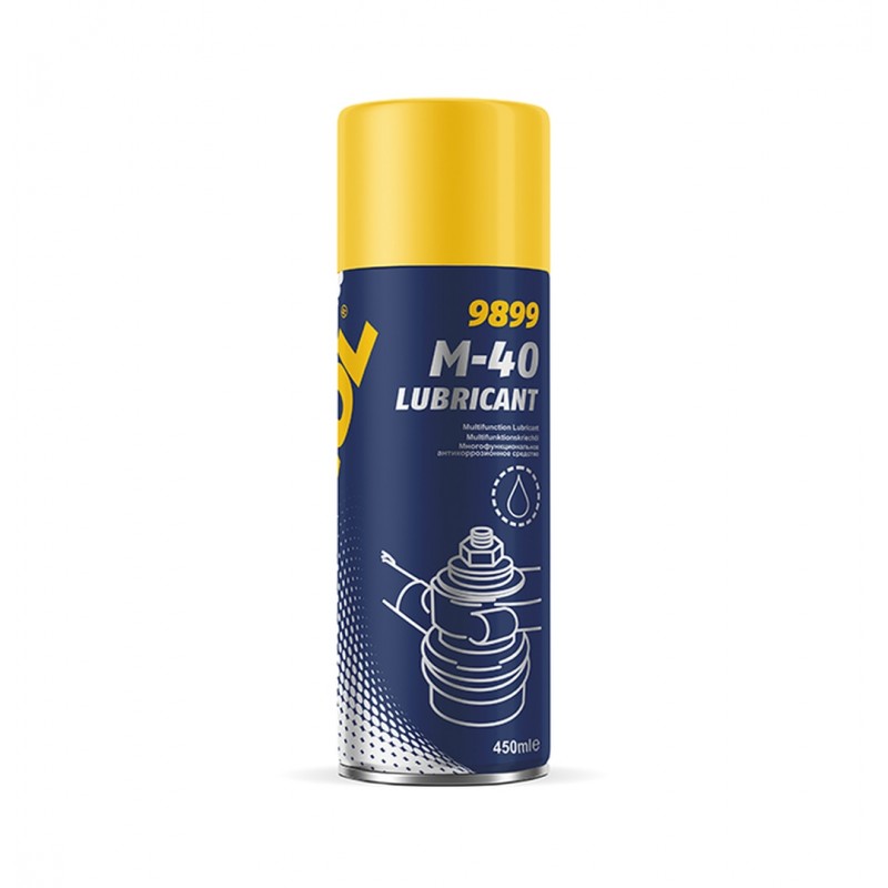 MANNOL MULTI FUNKTION M-40 450ML - ŚRODEK SMARUJĄCY, PENETRANT SPRAY (9899) (24)