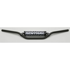 RENTHAL KIEROWNICA 7/8 CALA (22MM) MX HANDLEBAR BLACK RC PADDED KOLOR CZARNY Z GĄBKĄ