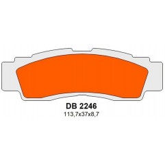 DELTA BRAKING 2022/06 KLOCKI HAMULCOWE PRZÓD KH676 YAMAHA YXF 1000R WOLVERINE '21-'22, YXZ 1000R '16-'22