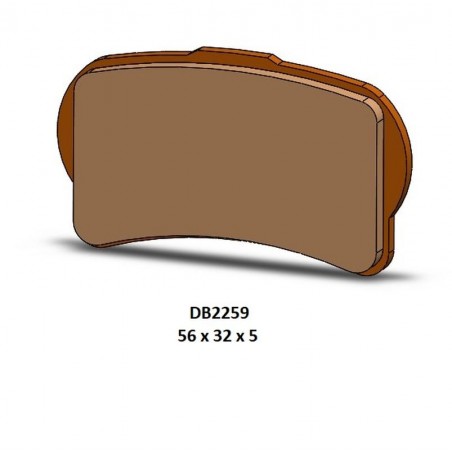 DELTA BRAKING 2022/06 KLOCKI HAMULCOWE PRZÓD KH644 GAS GAS TXT 125 '13-'17, TXT 250/280/300 '13-'19, MONTESA 4/4RT '14-'22, 300 