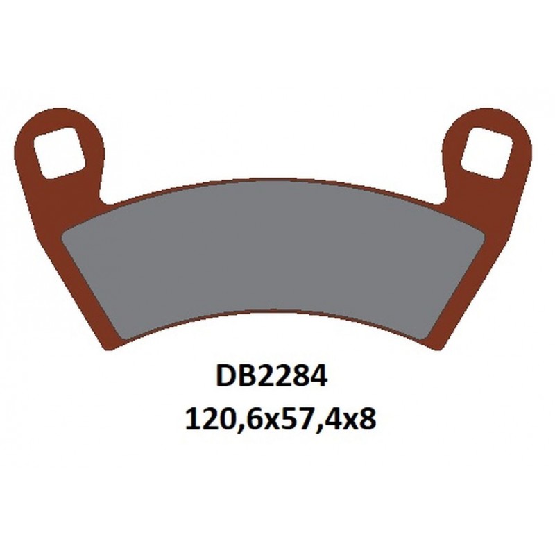 DELTA BRAKING 2022/06 KLOCKI HAMULCOWE PRZÓD KH656 POLARIS RANGER ELECTRIC '16-'22, SPORTSMAN 325 '14-'15, RANGER 570 '14-'22, R