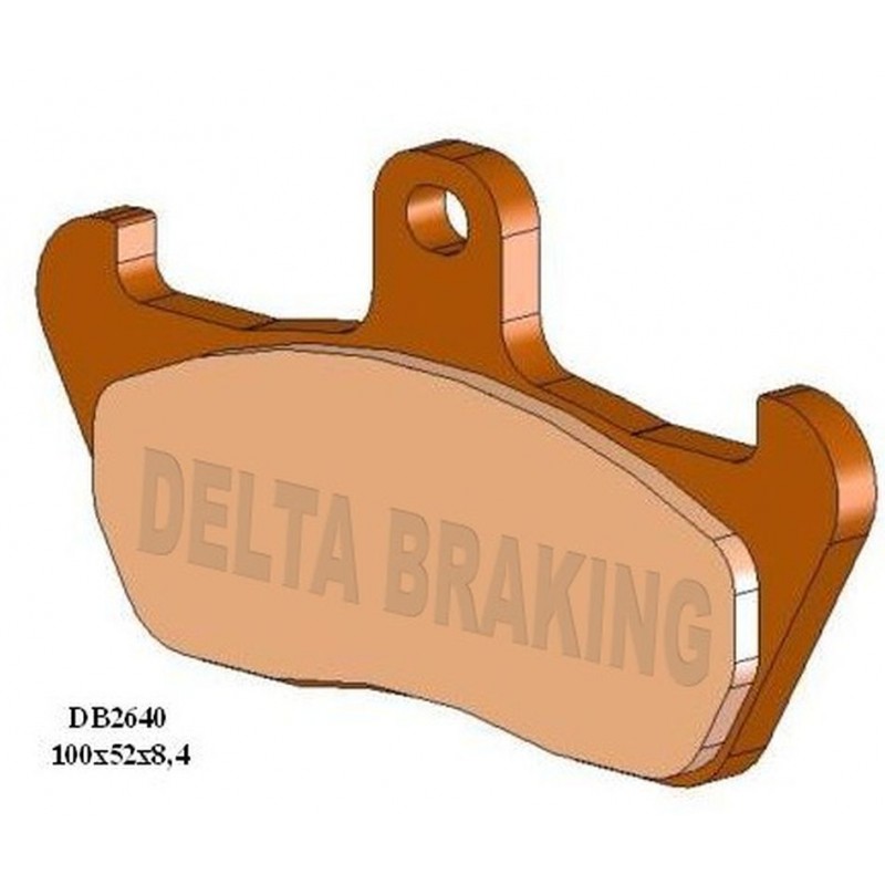 DELTA BRAKING 2022/06 KLOCKI HAMULCOWE PRZÓD KH163 CAGIVA MITO 125 '91-'92, SUPER CITY 125 '92-'00, W8 125/W12 350/W16 600 '93-'