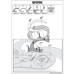 KAPPA MOCOWANIE TANKLOCK DUCATI MONSTER 1100 EVO