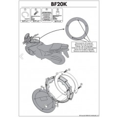 KAPPA MOCOWANIE TANKLOCK HONDA CROSSTOURER 1200 '12-13