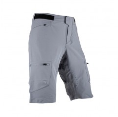 LEATT (NEW 2023) SPODENKI ROWEROWE MTB ALLMTN 2.0 SHORTS TITANIUM KOLOR SZARY ROZMIAR XXL