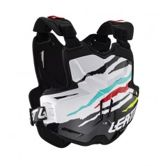 LEATT (NEW 2023) OSŁONA KLATKI PIERSIOWEJ (BUZER) CHEST PROTECTOR 1.5 TORQUE TIGER KOLOR BIAŁY/CZARNY