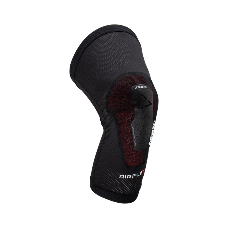 LEATT (NEW 2023) NAKOLANNIKI OCHRANIACZE KOLAN AIRFLEX ULTRALITE KNEE GUARD BLACK KOLOR CZARNY ROZMIAR XXL