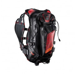 LEATT (NEW 2023) CAMEL BAG (PLECAK) Z SYSTEMEM HYDRACYJNYM MTB HYDRADRI 2.0 WP HYDRATION (2,0L PŁYN, 5L CARGO) BLACK/FLAME KOLOR