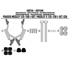 KAPPA MOCOWANIE SZYBY 7057AK PIAGGIO Medley 125-150 i get / Medley S 125-150 i get (20)