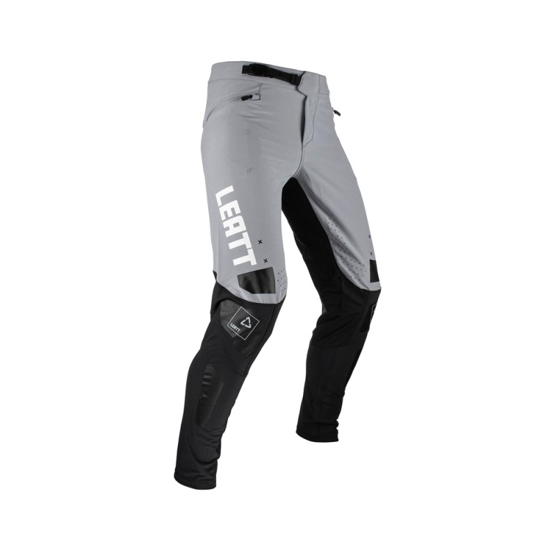 LEATT (NEW 2023) SPODNIE ROWEROWE MTB GRAVITY 4.0 PANTS TITANIUM KOLOR SZARY/CZARNY ROZMIAR XXL