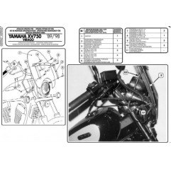 KAPPA MOCOWANIE SZYBY YAMAHA - WYCOFANY Z OFERTY