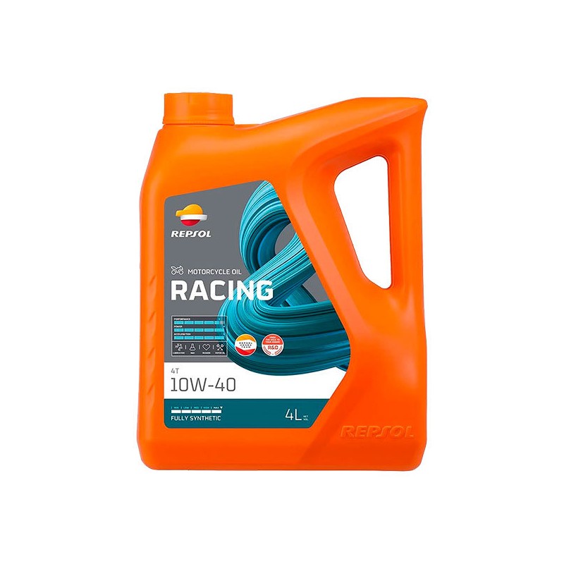 REPSOL OLEJ SILNIKOWY 4T RACING 10W50 4L MA2 SYNTETYCZNY (12) - ZASTĘPUJE RP160P54