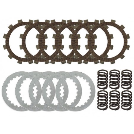 PSYCHIC 2022/11 TARCZE, PRZEKŁADKI I SPRĘŻYNY SPRZĘGŁOWE (KOMPLET) KTM SX 65 '98-'08, XC 65 '08, SX 60 '98-'00