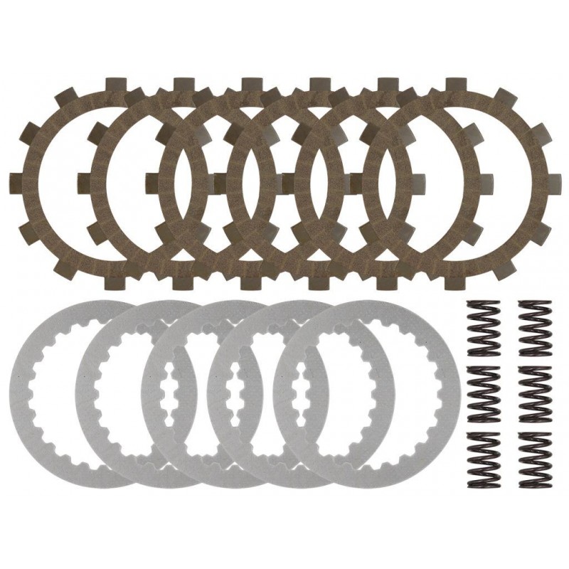 PSYCHIC 2022/11 TARCZE, PRZEKŁADKI I SPRĘŻYNY SPRZĘGŁOWE (KOMPLET RACING) KTM SX 65 '98-'08, XC 65 '08, SX 60 '98-'00