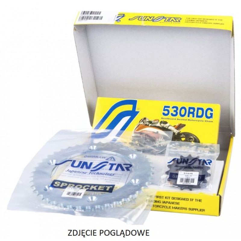 SUNSTAR ZESTAW NAPĘDOWY HONDA CROSS RUNNER 800 11-14 STANDARD (16/43/116) (DO 1000CC) (SUN51216/SUN1-5695-43/SS530RDG-116N)