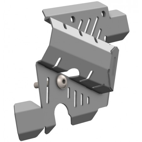 CROSSPRO STALOWA OSŁONA POMPY WODY DUCATI DESERT X '22 - KOLOR SREBRNY