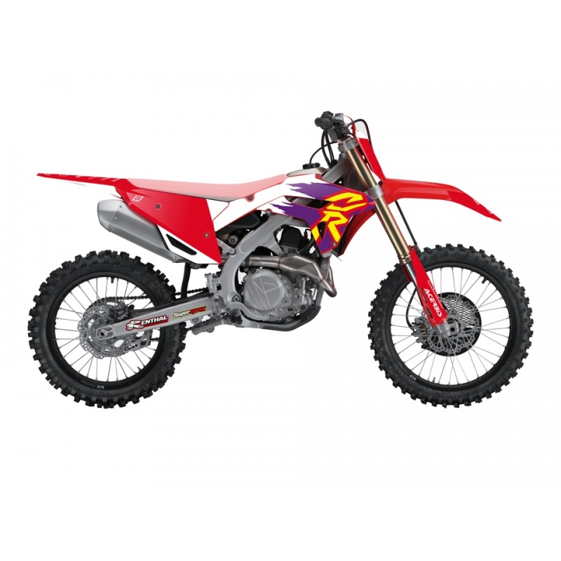 BLACKBIRD KOMPLET NAKLEJEK (OKLEIN) HONDA CRF 250 '22-'23, CRF 450 '21-'23 RETRO 1