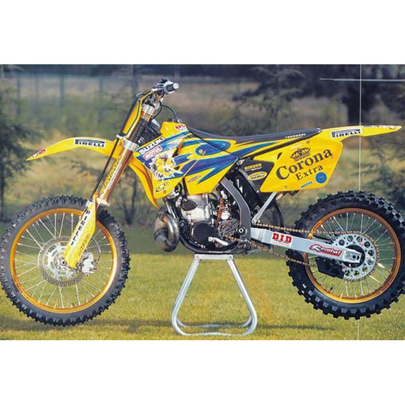 BLACKBIRD KOMPLET NAKLEJEK (OKLEIN) SUZUKI RM 125/250 '01-'08 REPLICA TEAM SUZUKI 2001