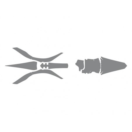 BLACKBIRD OKLEINA PRZECIWBŁOTNA KAWASAKI KXF 250 '21-'23 (ANTI-MUD)