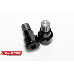 BIKETEC KOŃCÓWKI/CIĘŻARKI KIEROWNICY YAMAHA (PATRZ OPIS DODATKOWY) KOLOR CZARNY OEM:5RU-26246-00-00