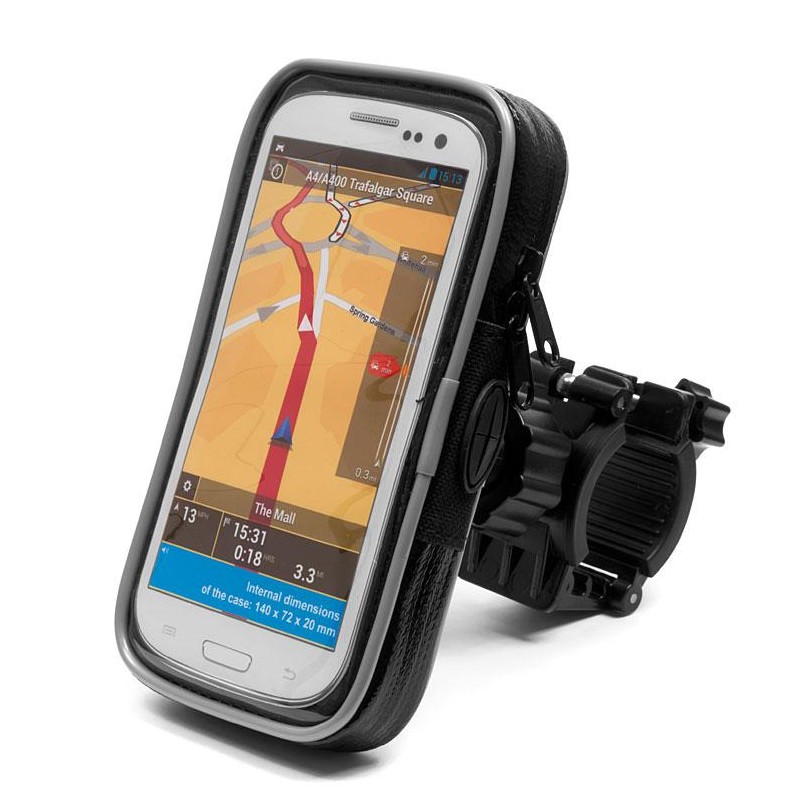 BIKETEC ETUI WODOODPORNE Z UCHWYTEM NA KIEROWNICĘ EXTREME® OBROTOWE 360 NA TELEFON / SMARTFON / NAWIGACJĘ MOTO/ROWER TYP:155