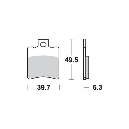 SBS KLOCKI HAMULCOWE KH193 STREET CERAMIC KOLOR CZARNY