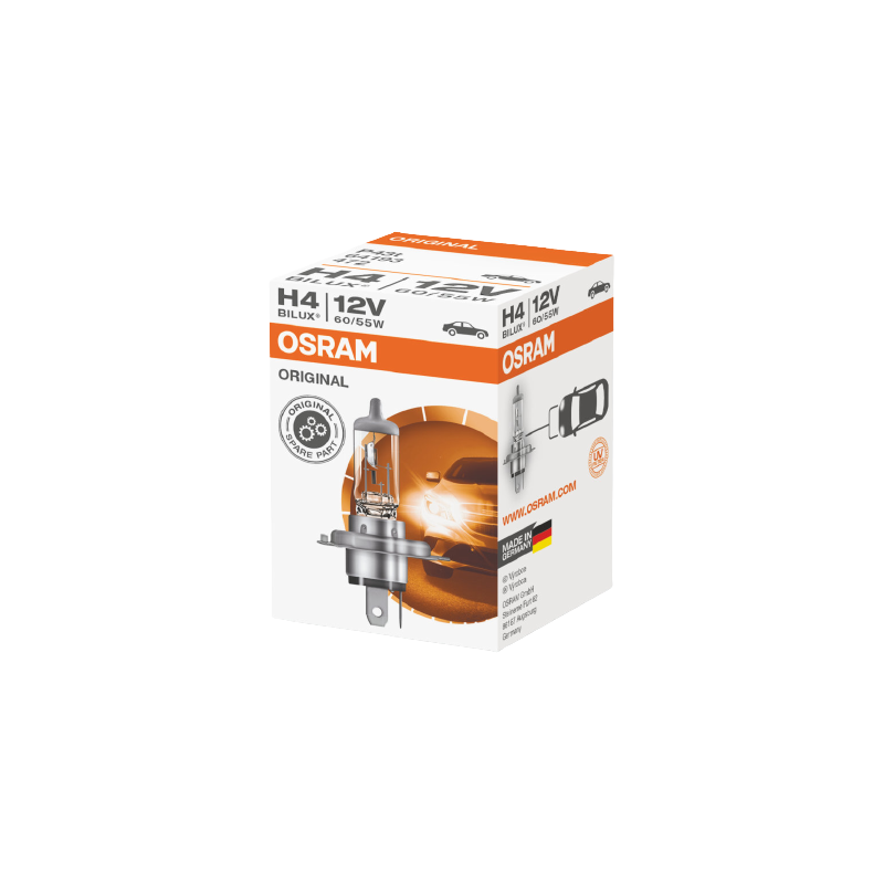 OSRAM ŻARÓWKA H4 12V 60/55W P43T ORIGINAL
