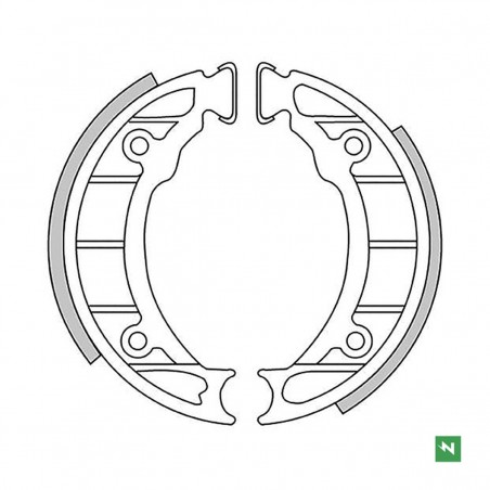 NEWFREN WYPRZEDAŻ SZCZĘKI HAMULCOWE PIAGGIO ZIP 50 92-93 (104X20MM)