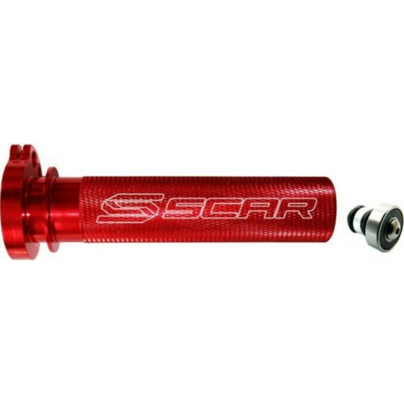 SCAR RACING ROLGAZ ALUMINIOWY Z ŁOŻYSKIEM HONDA CRF 250R '04-'23, CRF 450R '02-'23 KOLOR CZERWONY