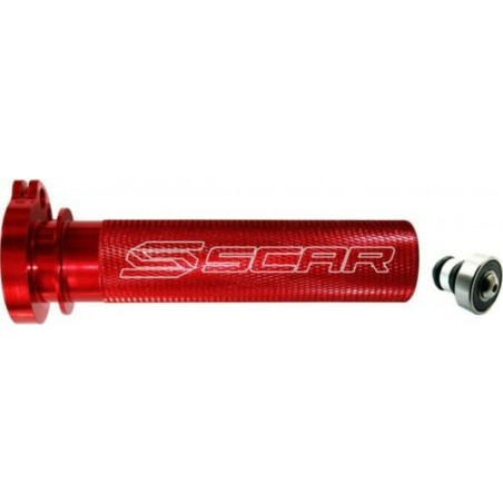 SCAR RACING ROLGAZ ALUMINIOWY Z ŁOŻYSKIEM HONDA CRF 250R '04-'23, CRF 450R '02-'23 KOLOR CZERWONY