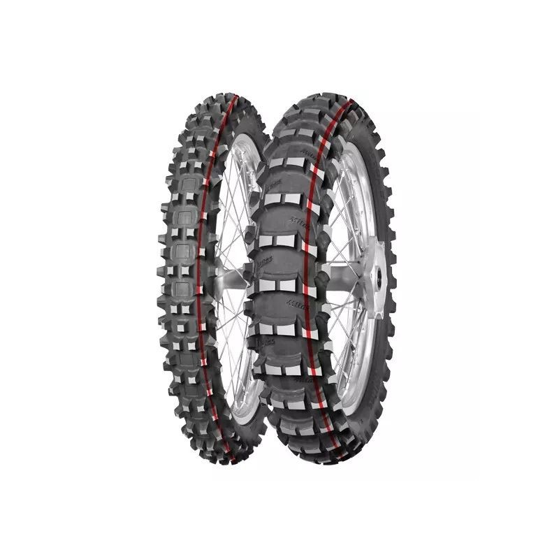 MITAS OPONA 100/90-19 TERRA FORCE MX-SAND 57M TT (PODWÓJNY CZERWONY PASEK) TYŁ DOT 2021 (DOT:TDDD) (26633)