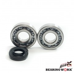 BEARING WORX ŁOŻYSKA WAŁU KORBOWEGO Z USZCZELANIACZAMI KAWASAKI KX 500 '83-'04 (MADE IN JAPAN) (NTN) (24-1011)