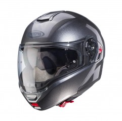 CABERG KASK SZCZĘKOWY FLIP-UP MODEL LEVO X KOLOR SZARY METALIK ROZMIAR M