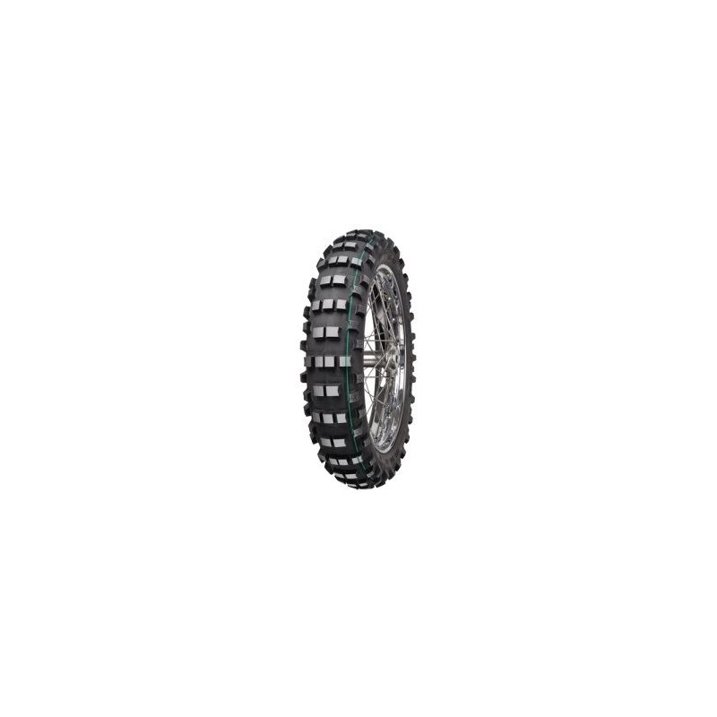 MITAS OPONA 130/90-18 EF-07 69R TT SUPER LIGHT ENDURO FIM (ZIELONY PASEK) TYŁ DOT 09/2022 (26278) (oferta specjalna)