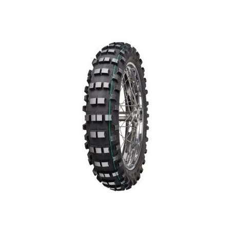 MITAS OPONA 130/90-18 EF-07 69R TT SUPER LIGHT ENDURO FIM (ZIELONY PASEK) TYŁ DOT 09/2022 (26278) (oferta specjalna)