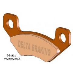 DELTA BRAKING KLOCKI HAMULCOWE KH398 CAN-AM DS 450 '08-'14 TYŁ - ZASTĘPUJĄ DB2131MX-D ORAZ DB2131QD-D