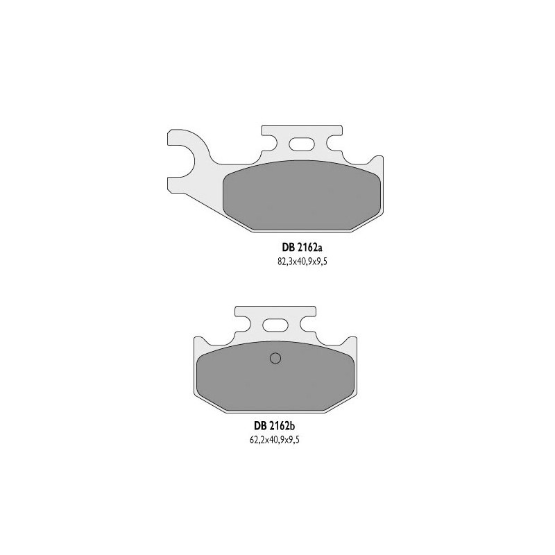 DELTA BRAKING KLOCKI HAMULCOWE KH428 YAMAHA YFM 700 RAPTOR TYŁ - ZASTĘPUJĄ DB2162MX-D ORAZ DB2162QD-D