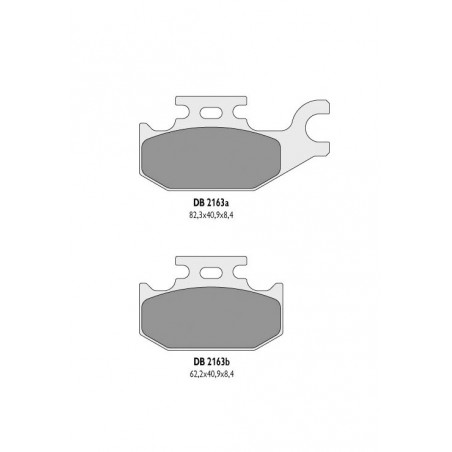 DELTA BRAKING KLOCKI HAMULCOWE KH413 SYZUKI ATV - ZASTĘPUJĄ DB2163MX-D ORAZ DB2163QD-D (LEWY PRZÓD)