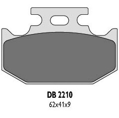 DELTA BRAKING KLOCKI HAMULCOWE KH152, KH152/2 - ZASTĘPUJĄ DB2210MX-D ORAZ DB2210QD-D