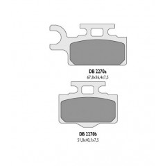 DELTA BRAKING KLOCKI HAMULCOWE KH302 KX65 TYŁ