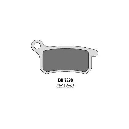 DELTA BRAKING KLOCKI HAMULCOWE KH357 KTM SX65/85 TYŁ - ZASTĘPUJĄ DB2290MX-D ORAZ DB2290QD-D