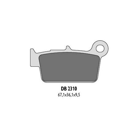 DELTA BRAKING KLOCKI HAMULCOWE KH367 TYŁ KXF/RMZ/YZ/YZF - ZASTĘPUJĄ DB2310MX-D ORAZ DB2310QD-D